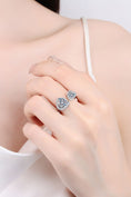 Load image into Gallery viewer, Women Heart-Shape Moissanite Open Ring