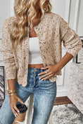 Load image into Gallery viewer, Women Confetti Button Up Long Sleeve Cardigan