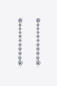 Load image into Gallery viewer, Women Adored 1.18 Carat Moissanite Long Earrings