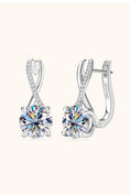 Load image into Gallery viewer, Women 4 Carat Moissanite 925 Sterling Silver Earrings