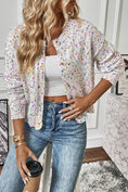 Load image into Gallery viewer, Women Confetti Button Up Long Sleeve Cardigan