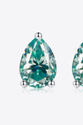 Load image into Gallery viewer, Women 2 Carat Moissanite Teardrop Earrings