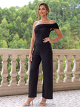 Load image into Gallery viewer, Women Ruched One Shoulder Jumpsuit