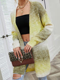 Load image into Gallery viewer, Women Full Size Pocketed Open Front Gradient Cardigan