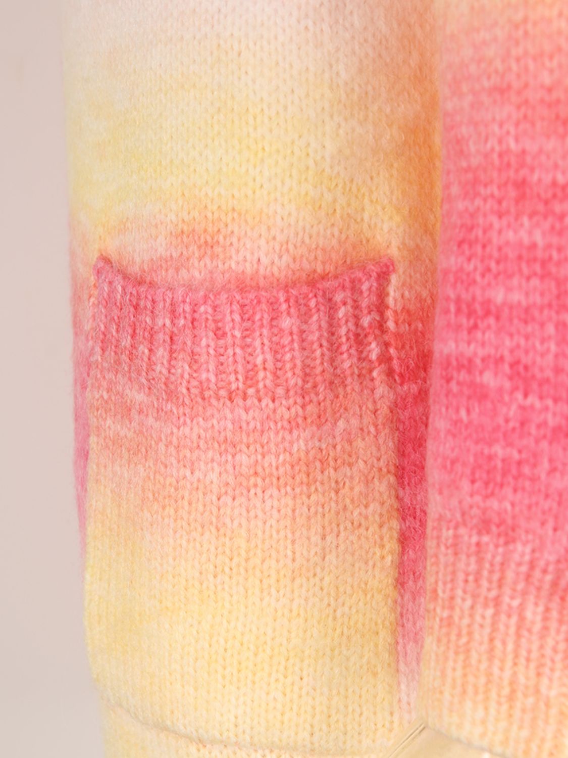 Women Full Size Pocketed Open Front Gradient Cardigan