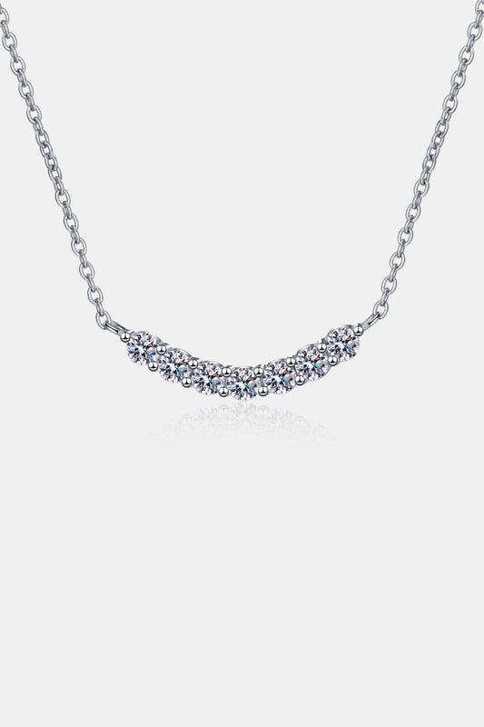 Women 1.4 Carat Moissanite 925 Sterling Silver Necklace