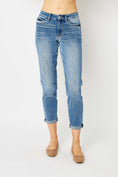 Load image into Gallery viewer, Women Full Size Cuffed Hem Slim Jeans