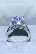 Load image into Gallery viewer, Women 5 Carat Moissanite Platinum-Plated Ring