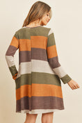 Load image into Gallery viewer, Long Sleeved Rib Stripe Pocket Dress