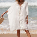 Load image into Gallery viewer, Women Crochet  Swimsuit Loose Cover Up Summer Beachwear Dress