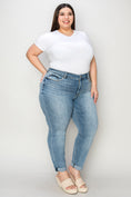 Load image into Gallery viewer, Women Full Size Cuffed Hem Slim Jeans