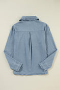 Load image into Gallery viewer, Women Button Up Long Sleeve Denim Top