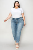 Load image into Gallery viewer, Women Full Size Cuffed Hem Slim Jeans