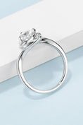 Load image into Gallery viewer, Women 1 Carat Moissanite 925 Sterling Silver Heart Ring