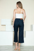 Load image into Gallery viewer, Women Full Size Side Seam Braid Detail Crop Wide Leg Jeans
