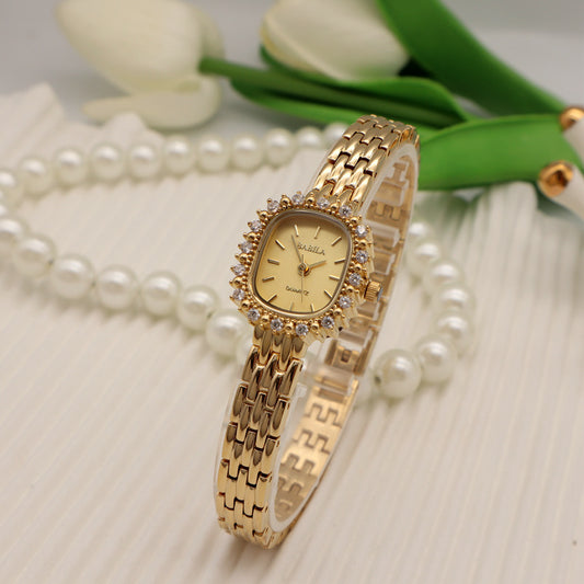 Women Octagonal Diamond Casual Cool Chain Watch