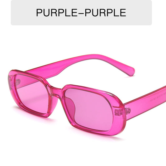 Women Small Frame Female Candy Color Colorful Women Sunglasses
