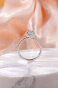 Load image into Gallery viewer, Women 1.5 Carat Teardrop Shape Moissanite 925 Sterling Silver Ring
