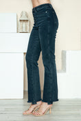 Load image into Gallery viewer, Women Full Size Button Fly Hem Destroy Straight Jeans
