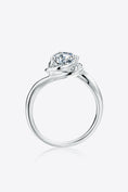Load image into Gallery viewer, Women 1 Carat Moissanite 925 Sterling Silver Heart Ring
