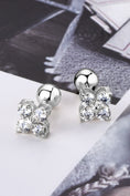 Load image into Gallery viewer, Women Moissanite 925 Sterling Silver Four-Leaf Clover Shape Earrings
