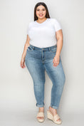 Load image into Gallery viewer, Women Full Size Cuffed Hem Slim Jeans
