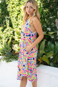 Load image into Gallery viewer, Women Full Size Printed Sleeveless Dress with Pockets

