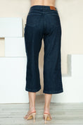 Load image into Gallery viewer, Women Full Size Side Seam Braid Detail Crop Wide Leg Jeans
