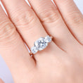 Load image into Gallery viewer, Women 3.5 Carat Moissanite 925 Sterling Silver Ring
