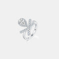 Load image into Gallery viewer, Women 1 Carat Moissanite Zircon 925 Sterling Silver Ring

