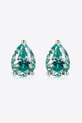 Load image into Gallery viewer, Women 2 Carat Moissanite Teardrop Earrings
