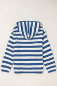 Load image into Gallery viewer, Women Draw String Stripped Hoddie Sweater
