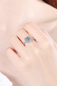 Load image into Gallery viewer, Women 2 Carat Moissanite Square Halo Ring
