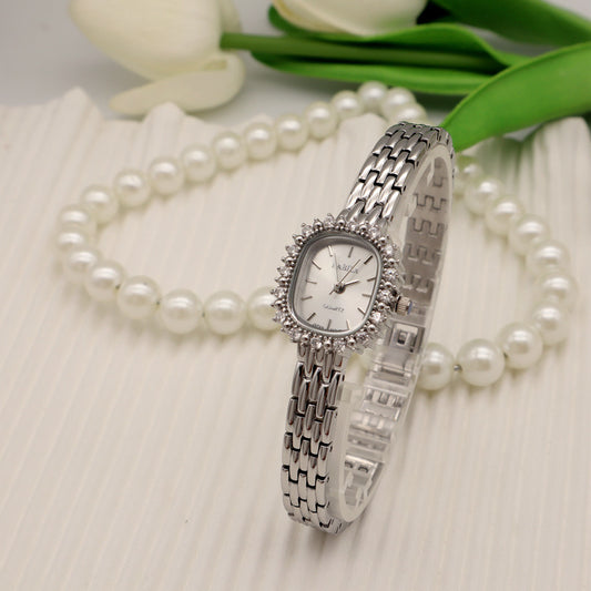 Women Octagonal Diamond Casual Cool Chain Watch