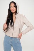 Load image into Gallery viewer, Women Zip Up Hooded Jacket
