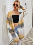 Load image into Gallery viewer, Women Full Size Pocketed Open Front Gradient Cardigan
