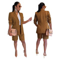 Load image into Gallery viewer, Women Long and Short Pants Blazer Suit
