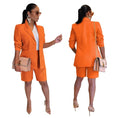 Load image into Gallery viewer, Women Long and Short Pants Blazer Suit
