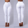 Load image into Gallery viewer, Women Skinny Waist Stretch Pencil Jeans
