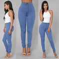 Load image into Gallery viewer, Women Skinny Waist Stretch Pencil Jeans
