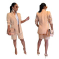 Load image into Gallery viewer, Women Long and Short Pants Blazer Suit
