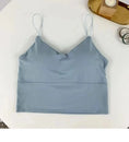 Load image into Gallery viewer, Women Sexy Silk Camisole Tube Seamless Sports Padded Tank

