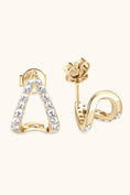 Load image into Gallery viewer, Women Moissanite Minimalist 925 Sterling Silver Earrings
