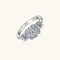 Load image into Gallery viewer, Women 3.5 Carat Moissanite 925 Sterling Silver Ring
