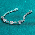 Load image into Gallery viewer, Women 6.2 Carat Moissanite 925 Sterling Silver Bracelet
