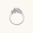 Load image into Gallery viewer, Women 3.5 Carat Moissanite 925 Sterling Silver Ring
