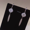 Load image into Gallery viewer, Women 10 Carat Moissanite 925 Sterling Silver Earrings
