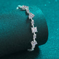 Load image into Gallery viewer, Women 6.2 Carat Moissanite 925 Sterling Silver Bracelet
