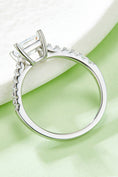 Load image into Gallery viewer, Women 1.21 Carat Moissanite 925 Sterling Silver Side Stone Ring
