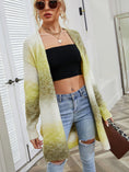 Load image into Gallery viewer, Women Full Size Pocketed Open Front Gradient Cardigan
